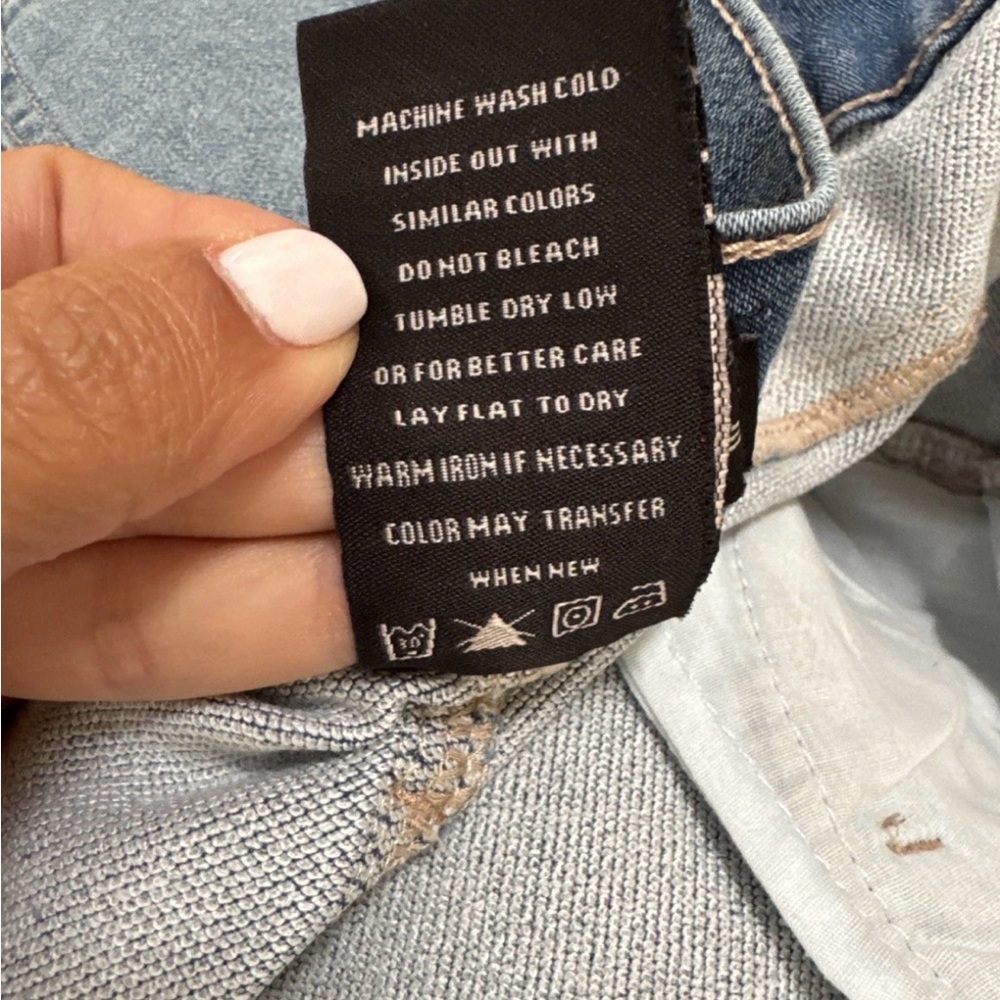 Nanette Lepore Plus Size Jean Shorts New Size 24 Stretchy - Picture 7 of 7